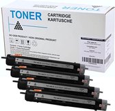 Set 4x ABC huismerk toner geschikt voor Xerox Phaser 6300 6300DN 6300N