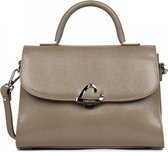 Lancaster Paris Lucertola - Small Handtas - Leer  - Taupe