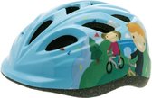 Kinderfietshelm BRN Fietshelm voor kinderen - Blauw - Kinderhelm 47-51cm