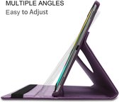 HB Hoes Geschikt voor Samsung Galaxy Tab A7 (2020) 10.4 inch - Draaibare Tablet Case met Standaard - Paars