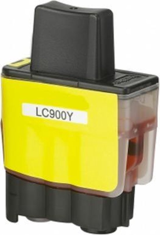Lot De 4 Cartouches D'encre Jaune Compatibles Brother - Réf. B-LC970Y-4, 15ml, Neuves