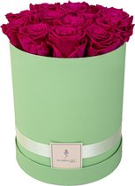 Flowerbox longlife rozen | GREEN | Large | Bloemenbox | Longlasting roses FUCHSIA | Rozen | Roses | Flowers