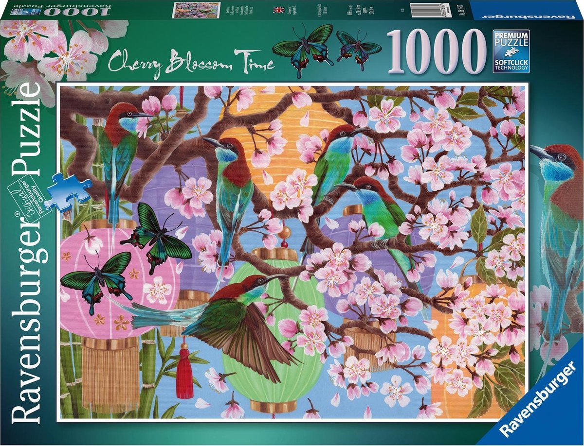 Ravensburger puzzel Kersenboom in Bloei - Legpuzzel - 1000 stukjes