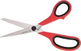 Mundial Huishoudschaar Softy Cut - Rood / Zwart - 22 cm