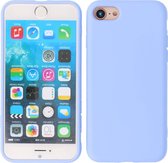 2.0 mm Dikke Backcover Hoesje - Fashion Telefoonhoesje - Hoesje iPhone SE 2020 Apple - iPhone 8 Hoesje Siliconen Case Hoes Cover - iPhone 7 Hoesje en Cases - Paars