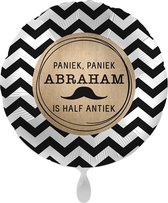 Everloon - Folieballon - Paniek, Paniek Abraham Is Half Antiek - 43cm