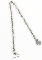 Daisy's Collection® - Makkelijk en snel je armband omdoen - Handy Help Bracelet - Zilverkleur - Swarovski -15 cm