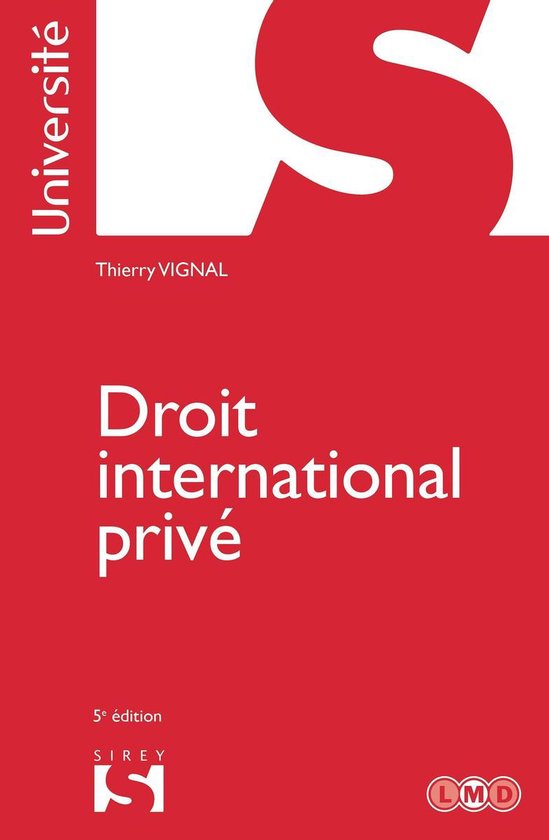 Université - Droit international privé. 5e éd. - cover