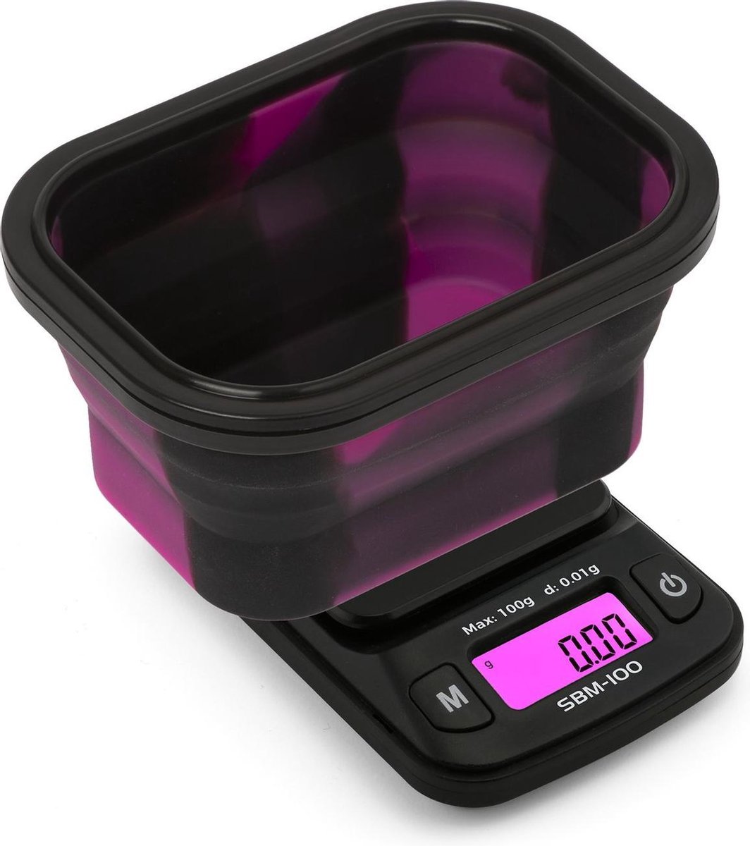 On Balance SBM-100 PK precisie weegschaal met siliconen bak 100 gram x 0.01