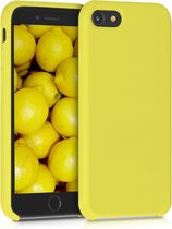 kwmobile telefoonhoesje voor Apple iPhone 7 / 8 / SE (2020) - Hoesje met siliconen coating - Smartphone case in zen geel