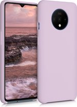 kwmobile telefoonhoesje geschikt voor OnePlus 7T - Hoesje met siliconen coating - Smartphone case in mauve