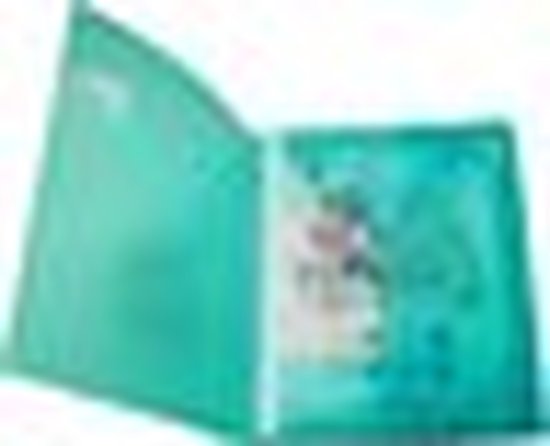 EXXO-HFP #51228 - A4 Elastomap met 3 Kleppen - Transparant Polyprop - Marine Blauw - 5 stuk