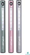 Cass UVPLUS UVP201R | Draagbare UV Sterilisator Voor Desinfectie – Ozon en Ultraviolet C Licht doodt 99,9% Virus Bacteriën Schimmel - UV Ontsmetter - Anti Virus - UVC Reiniger – UVC Ziektekie
