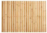 Bamboe badmat met latjes | Bamboe mat naturel 60 x 40 cm