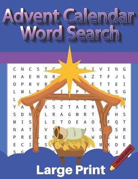 Foto: Puzzler squad advent calendar word search large print