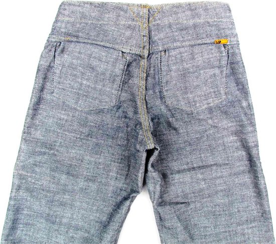 MELTIN'POT "Reversible B-Side Evil" womens flared jeans used-look denim  (navy blue) | bol.com