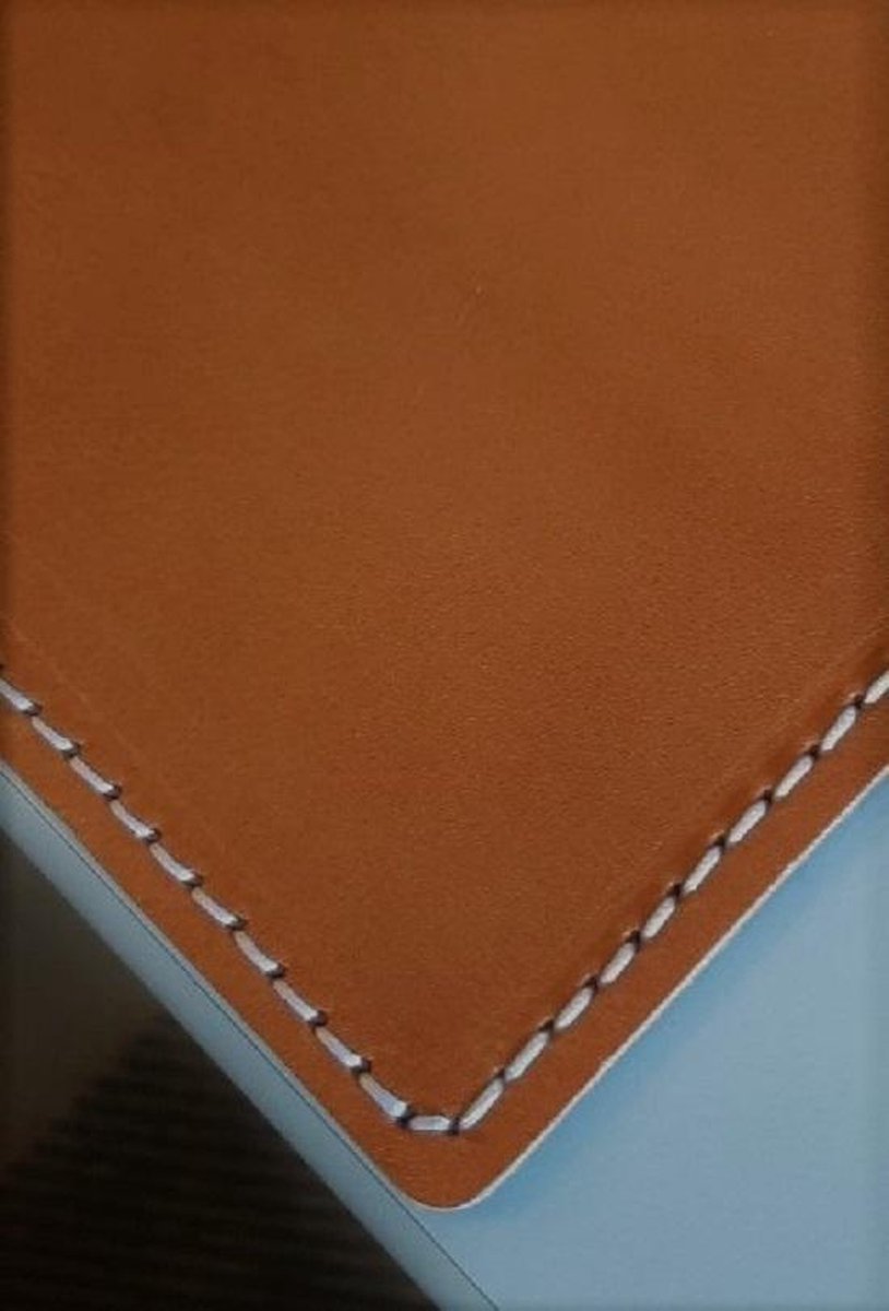Leren Bureaulegger 75 x 50 cm. Cognac
