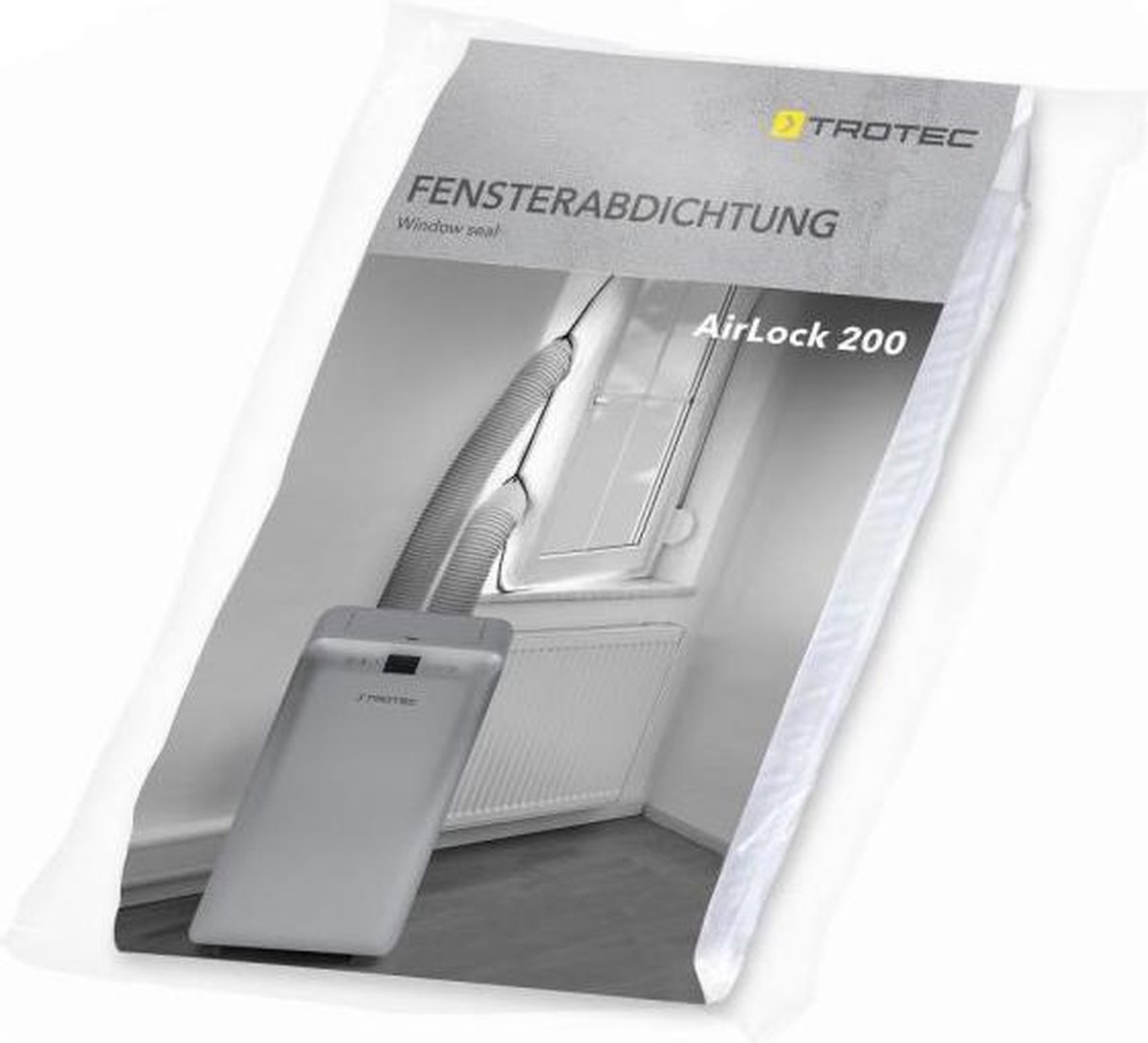 TROTEC AirLock 200 Raamafdichting voor mobiele airconditioners en afvoerluchtdrogers Hot Air Stop - Transparant - 400 cm thumbnail 8