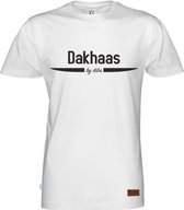 Dakhaas T-Shirt Wit | Maat L