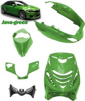 PLAATSET ZIP SP PASSEND OP PIAGGIO ZIP 5 DELIG JAVA GREEN