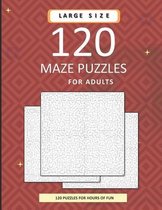 120 Maze Puzzles For Adults