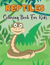 Reptiles Coloring Book For Kids