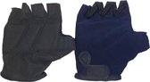 Hzb Fietshandschoenen Solid Comfort Lycra Donkerblauw Maat S