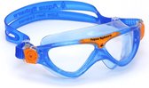Aqua Sphere Vista Junior - Zwembril - Kinderen - Clear Lens - Blauw/Oranje