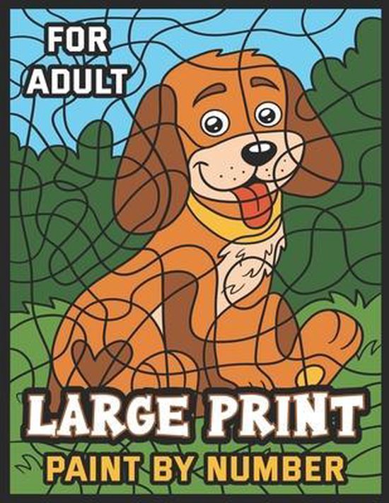 Large Print Paint By Number For Adult, Royal Tulip Publishing ...