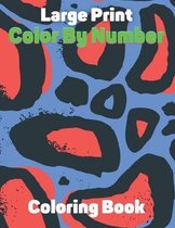 Large Print Color By Number Coloring Book