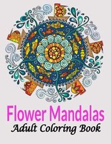 Flower Mandalas Adult Coloring Book