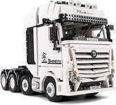 Mercedes Benz Actros - Vrachtwagen - Truck - Wit - Bouwpakket Lego®
