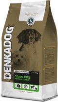 Denkadog Grain-Free Hypo-Allergic Hert&Konijn&Zoete Aardappel - Hondenvoer - 14 kg