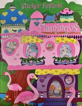 Glitter-kleurboek "Flamingos"