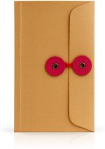 Kikkerland KKWB723-BR Mini Notebook 100 Sheets Beige