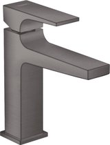 hansgrohe Metropol ééngreeps wastafelmengkraan 110 met afvoerplug Brushed Black Chrome