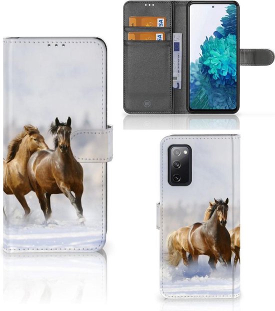 Portefeuille Samsung Galaxy S20FE Coque Smartphone Chevaux