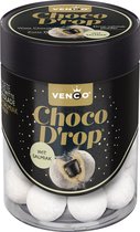 Venco dropchocolade - Choco drop Witte chocolade en salmiak - 3 snoeppotten á 146 gram