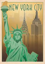 Vintage poster - New York City - USA - Wandposter 60 x 40 cm
