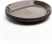 Camper Flat Plate Set/6 St  -  Dark Grey