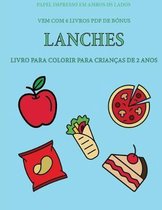 Livro para colorir para criancas de 2 anos (Lanches)