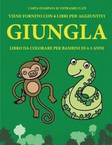 Libro da colorare per bambini di 4-5 anni (Giungla)