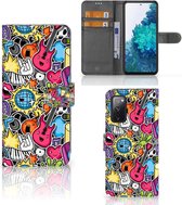 Telefoonhoesje Portemonnee Samsung Galaxy S20FE GSM Hoesje Punk Rock