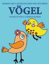 Malbuch fur 4-5 jahrige Kinder (Voegel)