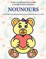 Livre de coloriage pour les enfants de 4 a 5 ans (Nounours)