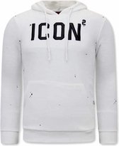 ICON Heren Hoodie  - Wit