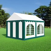 Partytent 3x3 PVC - Premium | Grijs / wit