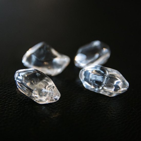 FIRE GLASS Decoratieve stenen van transparant glas 1 kilo-sfeerhaard |  bol.com