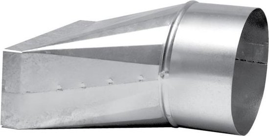 R-VENT SRKV verloopstuk instortkanaal rechthoekig naar rond 220-80mm ...