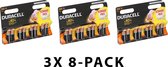 Duracell Duralock LR6 AA Batterijen - Voordeelverpakking 24 stuks